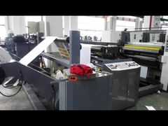 Engrenagem 1/8cp Seis rolos de papel de cores Wide Web Flexo Flexographic Printing Machine Press CE