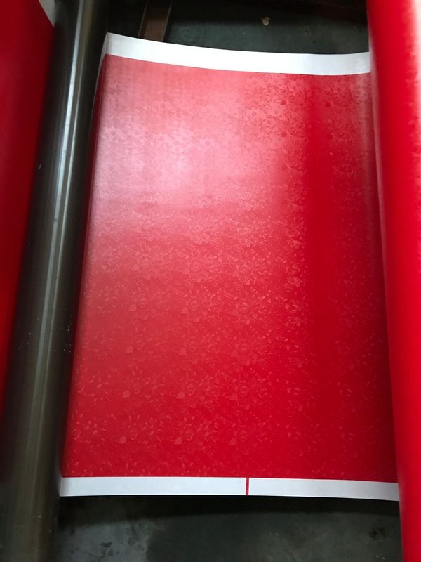 Máquina de Impressão Flexo de Pacote Vermelho para Max. Velocidade 150m/Min Diâmetro do Roller Web 100mm