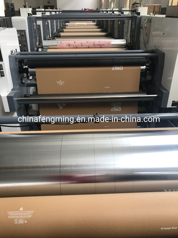 1/2/3/4/5/6 Máquina de impressão de papel colorido Grade automático Automático e rolos de anilox cerâmica