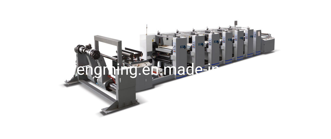 Máquina de corte de papel de rolo para rolo de impressão flexográfica com largura de impressão máxima de 900 mm