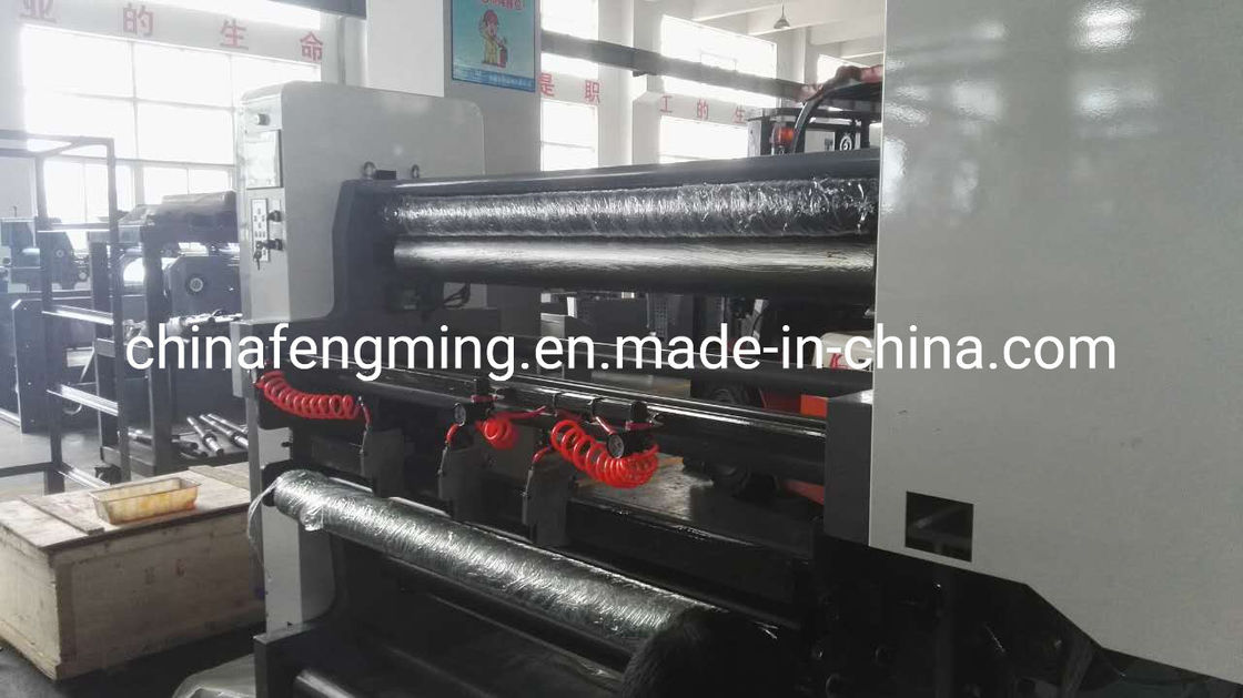 Máquina de corte de papel de rolo para rolo de impressão flexográfica com largura de impressão máxima de 900 mm