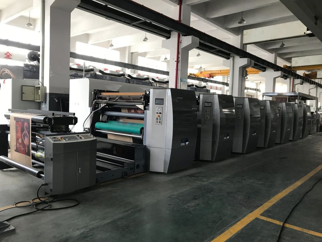 Impressora flexopapel Kraft totalmente automática com tinta à base de água de 6 cores tipo pétala