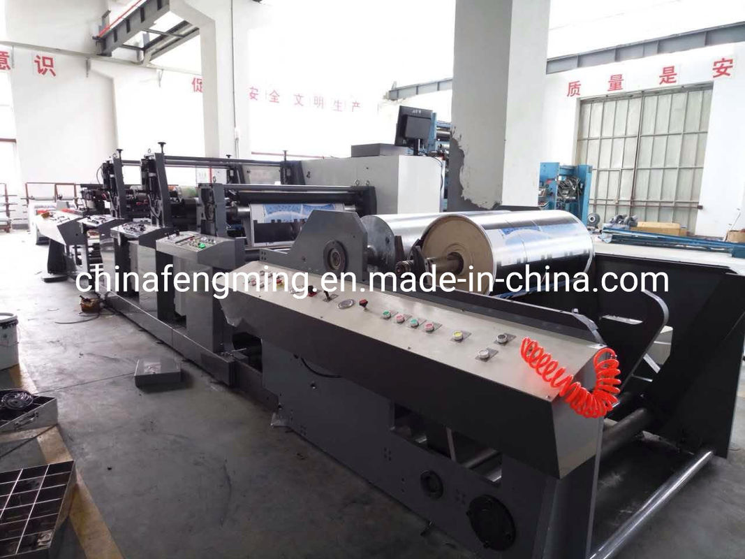 Estrutura do tipo de unidade da Fengming FM-A650-1320 Máquina de impressão Flexo Press para impressão