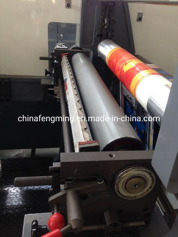 Estrutura do tipo de unidade da Fengming FM-A650-1320 Máquina de impressão Flexo Press para impressão