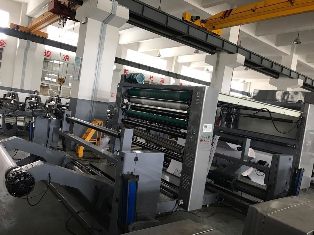 Máquina de impressão flexível de cartão de papel de gama larga com fonte de alimentação 380V 3pH 50Hz e 7 cores
