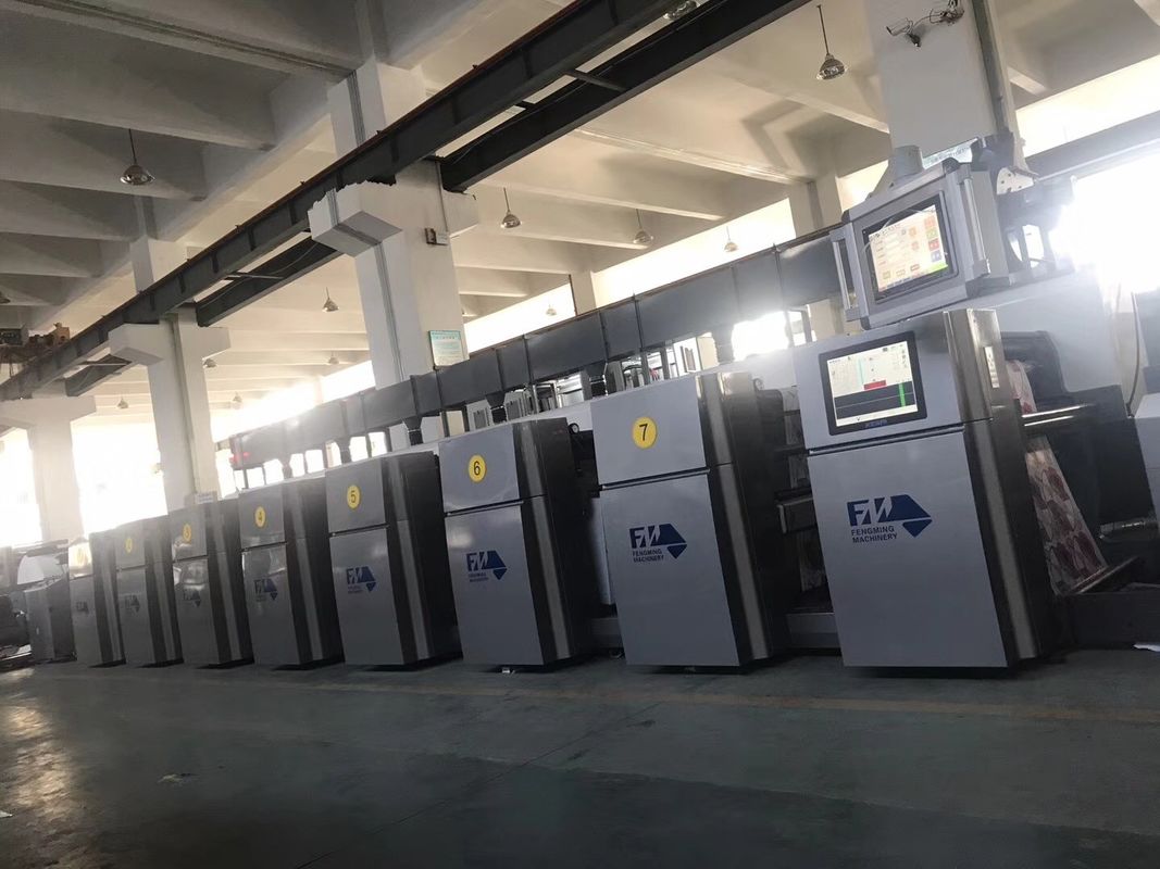 Máquina de impressão flexopapel laminado para impressão de uma única face