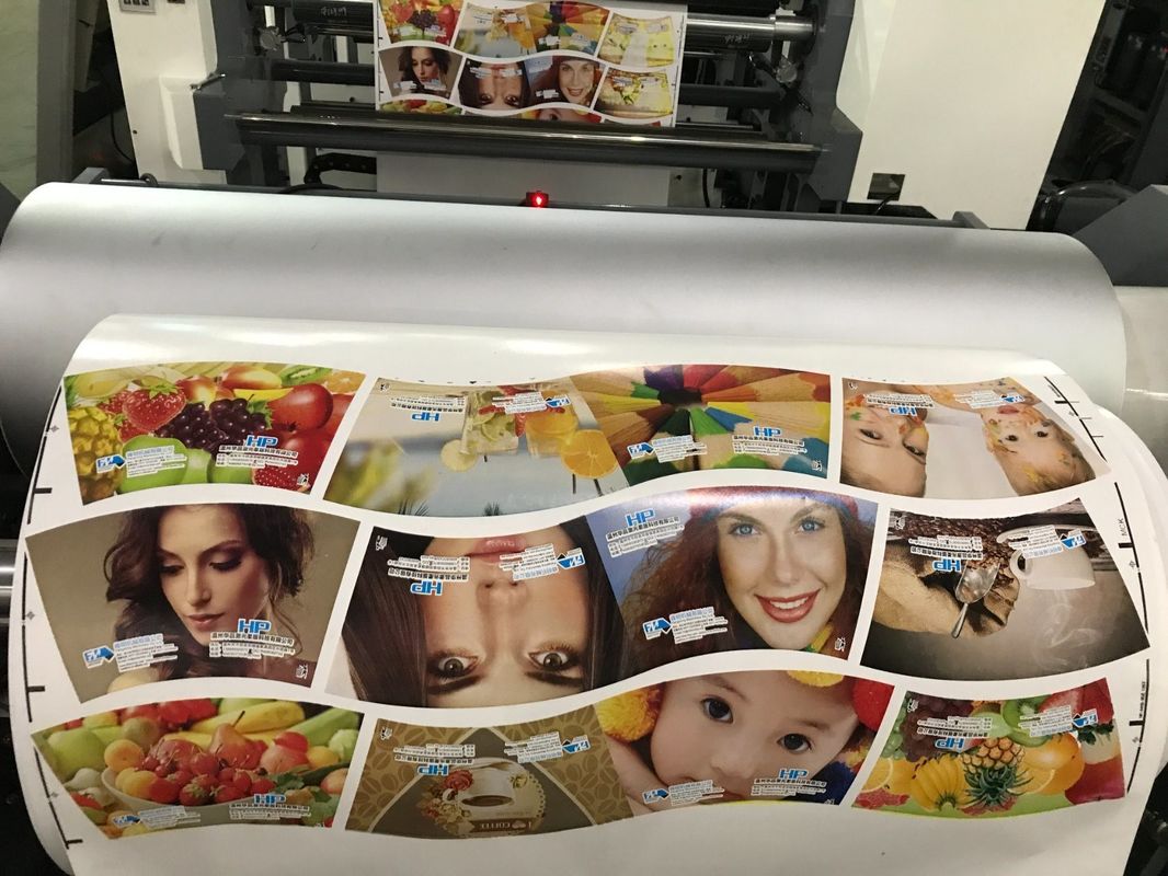200 m/min Velocidade de impressão Máquina de impressão Flexo de taça de café com tipo de unidade