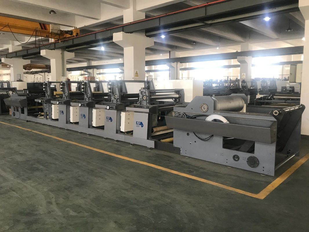 6 cores flexografia máquina de impressão de copos de papel colorido com 380V 415V 440V 220V alimentação