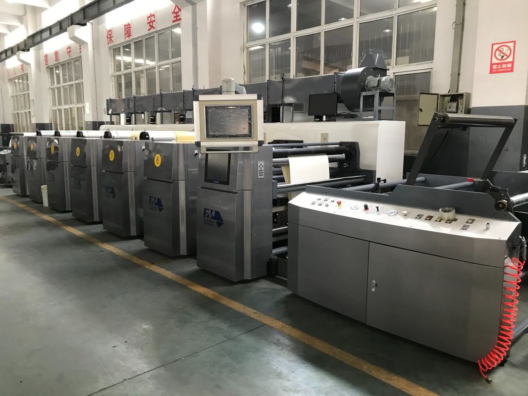 Máquina de impressão flexográfica para embalagens de sacos de papel de copos de papel
