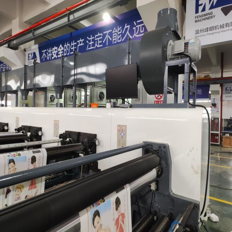 Máquina de impressão flexográfica de papel de tipo pétala de alta eficiência