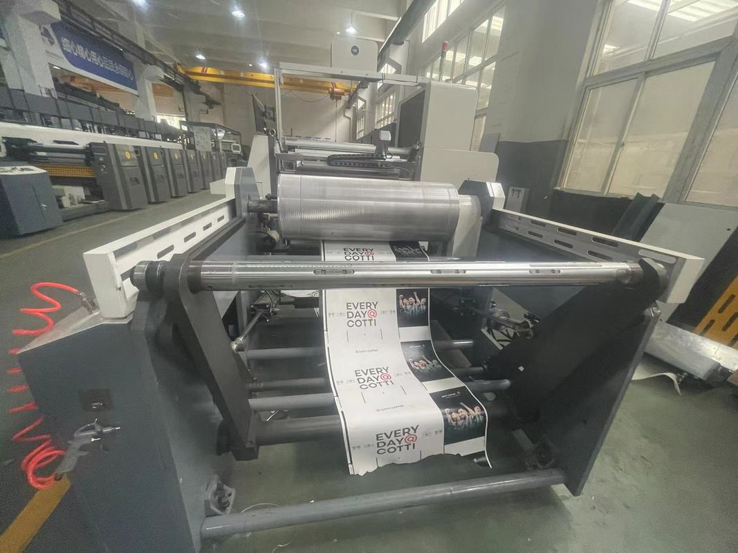 Máquina de Impressão Flexo de Tipo Manga do Sistema de Guia Web com Carregamento Automático e Descarregamento