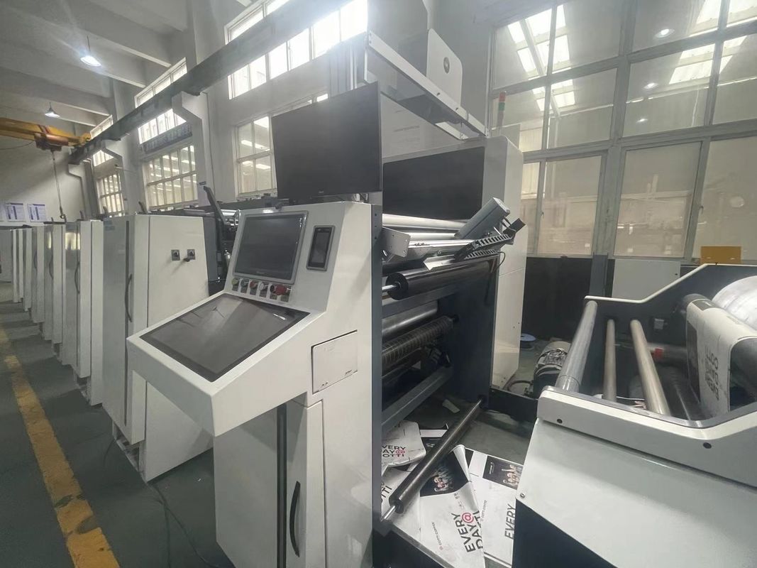 Máquina de impressão de copos de papel de alta qualidade Máquina de impressão corrugada de passagem única Impressora de passagem única