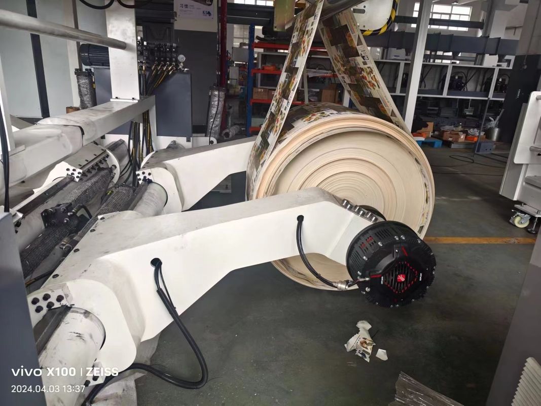 FM-TP1350 Máquina de revestimento inverso de gravura a quente para produção automática de papel de embalagem