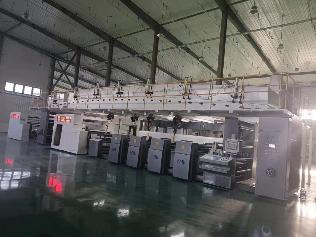Max.Velocidade mecânica 150m/min Unidade de impressão Flexo para grande rewinder Diâmetro 1524mm