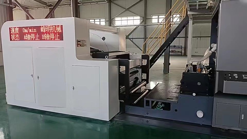 Max.Velocidade mecânica 150m/min Unidade de impressão Flexo para grande rewinder Diâmetro 1524mm