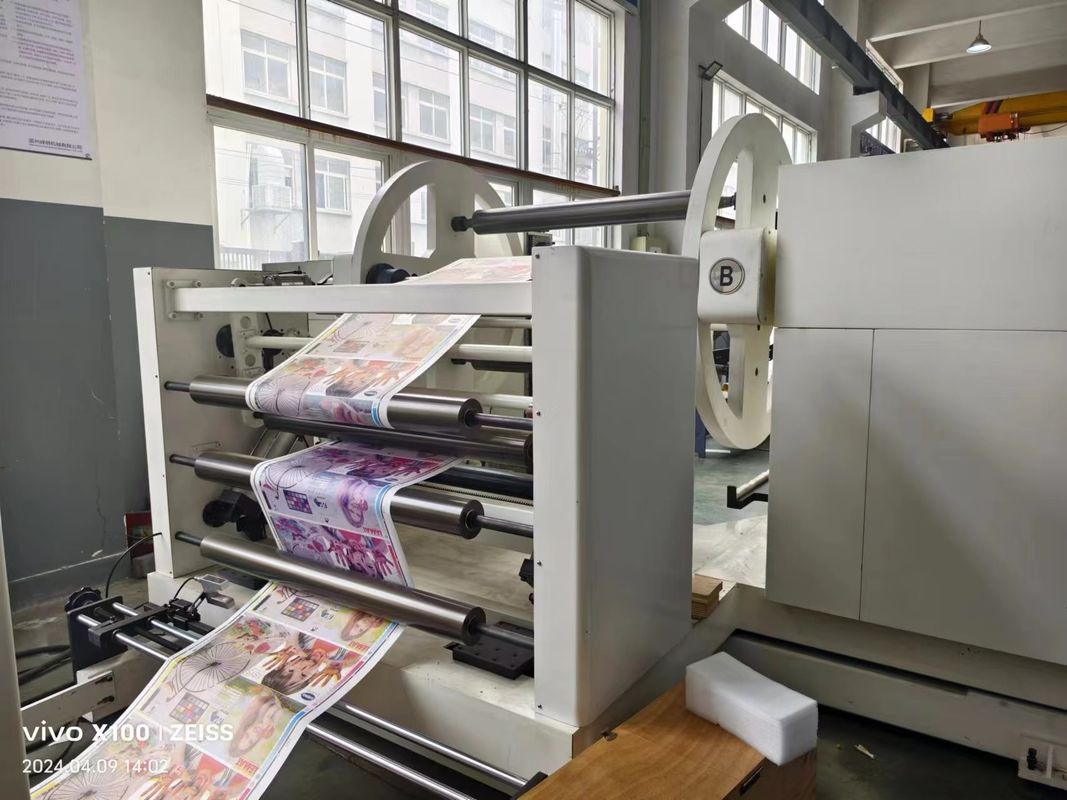 Máquina de impressão flexográfica em cascata de tipo vertical para materiais não tecidos de papel