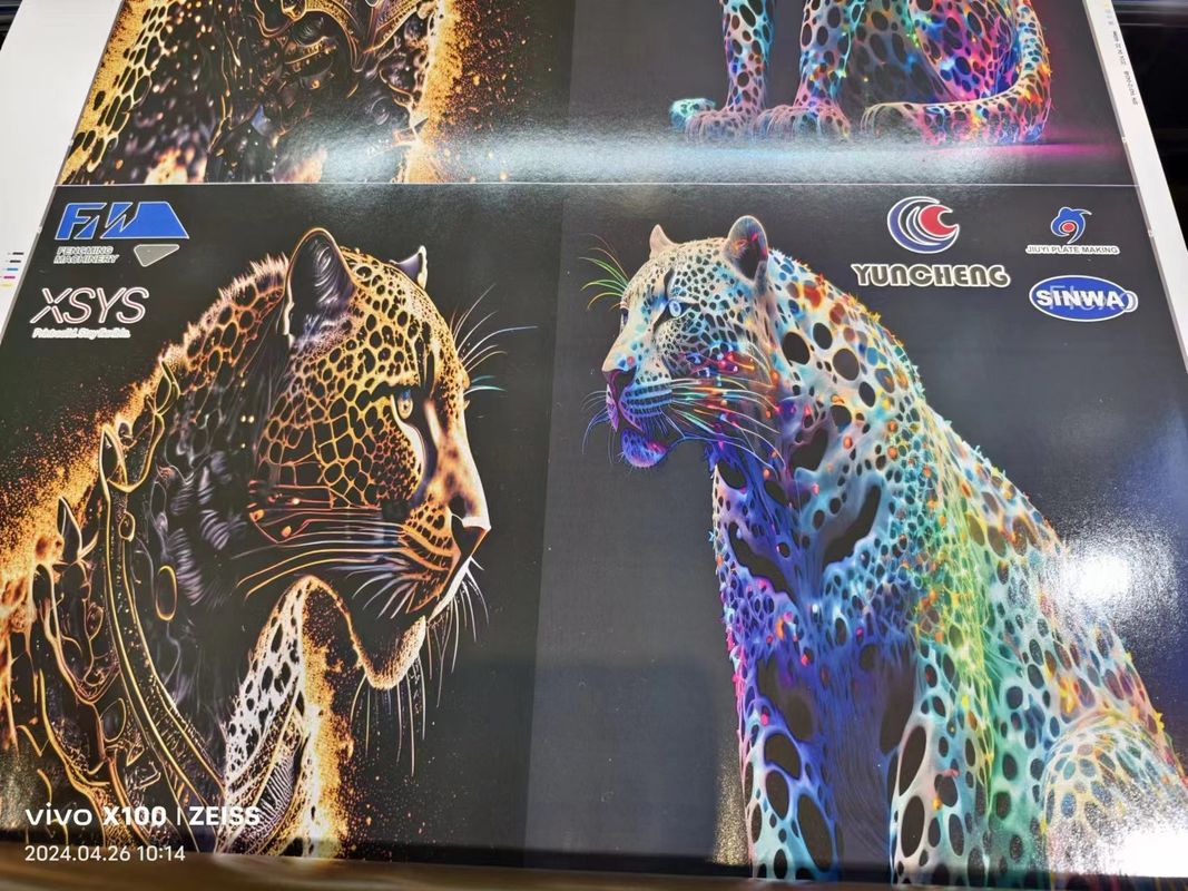 Máquina de impressão flexo de mangas com controlador automático de freio de pó magnético