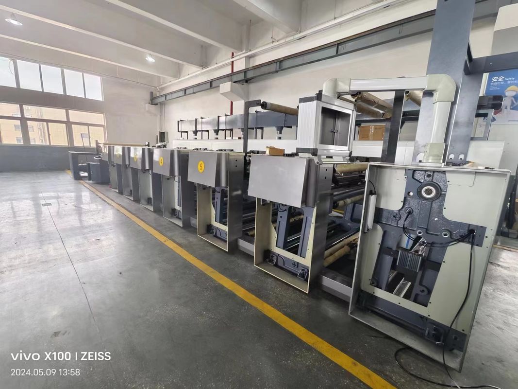 Máquina de impressão flexográfica para cartão de papel kraft e papel de revestimento