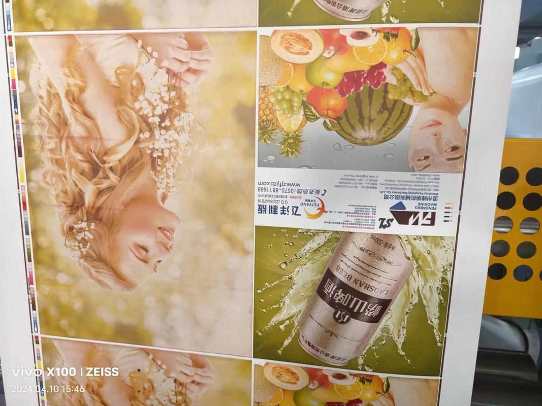 Unidade Tipo Dois 4 6 Impressora Flexo a Cores Máquina de Impressão Flexográfica de Rótulos