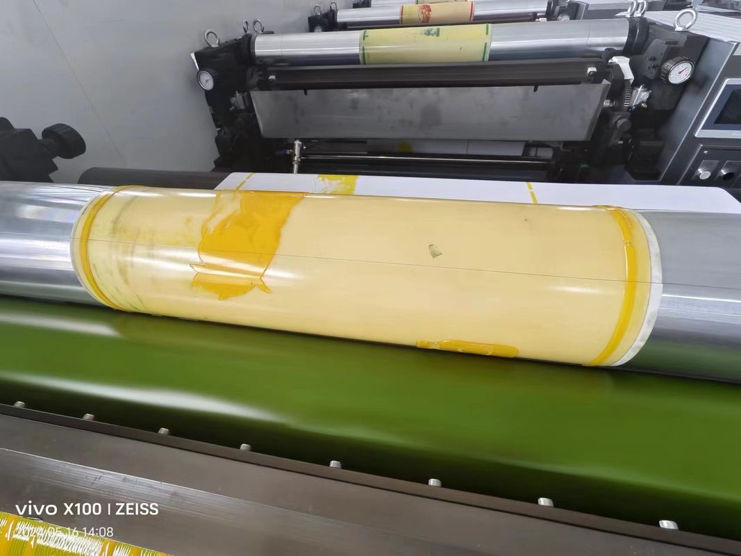4 cores Máquina de impressão flexográfica de alta velocidade de rolha para rolha Máquina de impressão flexográfica Flexográfica
