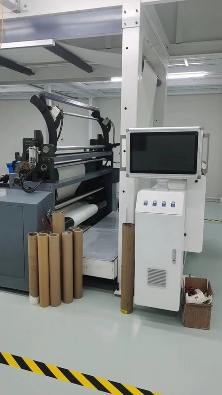 Máquina de revestimento de duas ranhuras 1100 Largura 70 metros Forno com detecção CCD e detecção de raios X de dois quadros