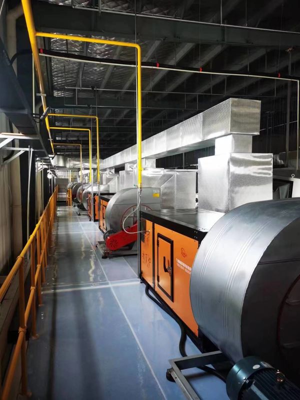 Máquina de revestimento de duas ranhuras 1100 Largura 70 metros Forno com detecção CCD e detecção de raios X de dois quadros