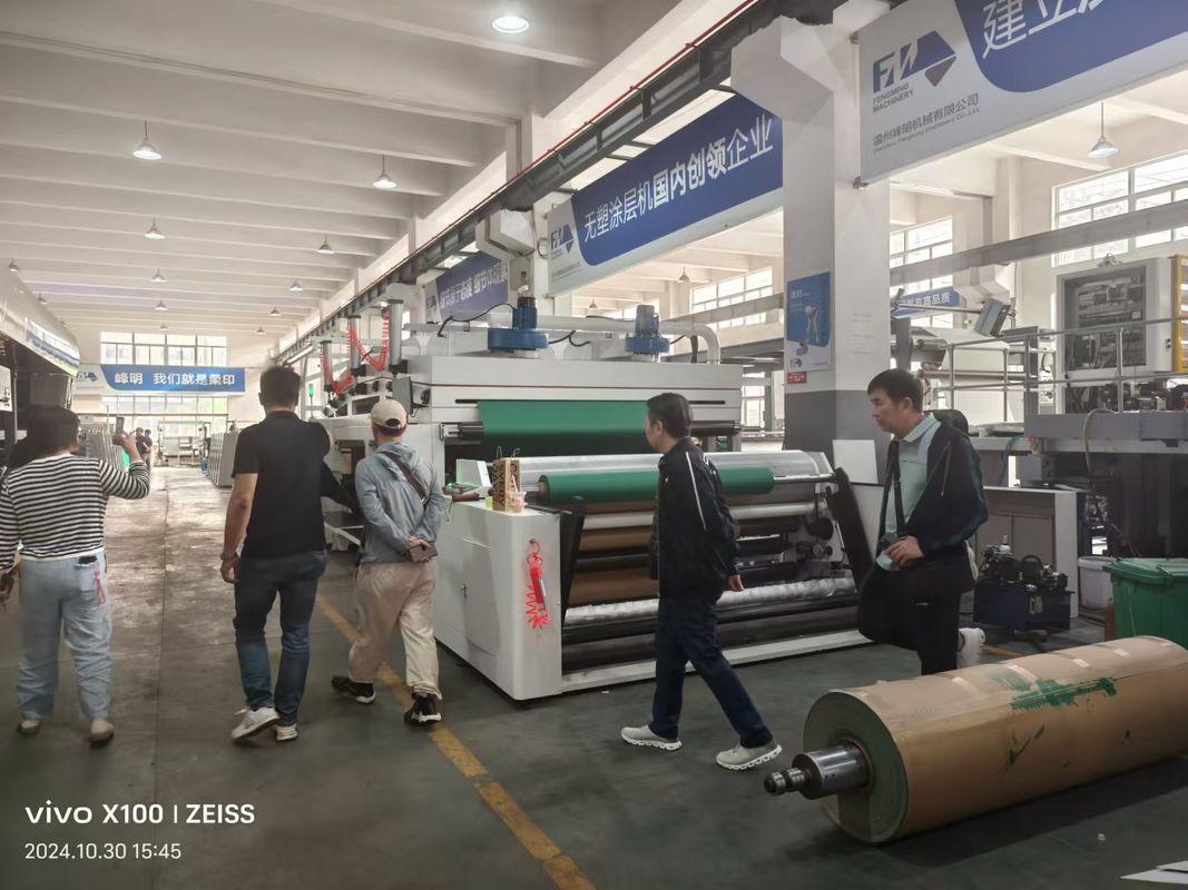 Máquina de Impressão Flexo de Registo de Cores em Cascata com Botões de Jogging / Paragem