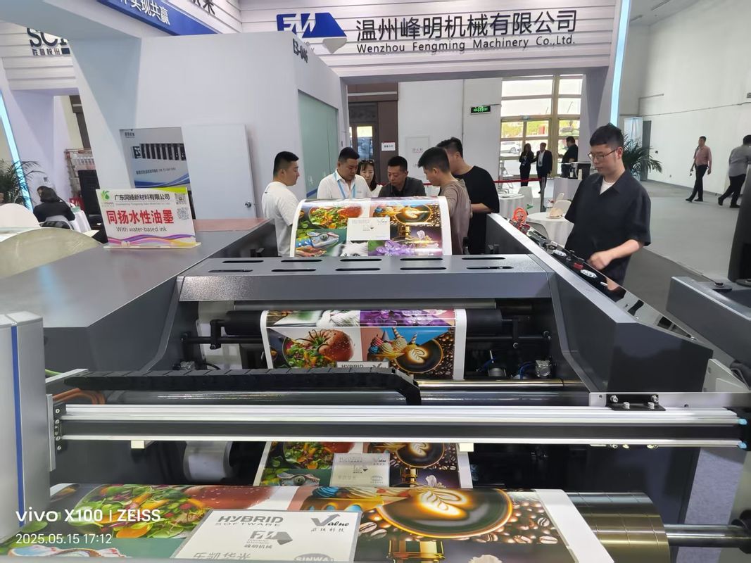 Máquina de impressão flexográfica automática de alta velocidade 4 6 8 Saco de papel colorido Petal Set