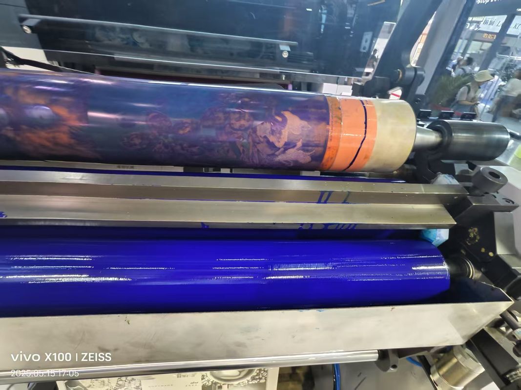 Máquina de Impressão Flexográfica UV Flexo de 6 Cores de Alta Velocidade Automática Tipo Unidade Petal