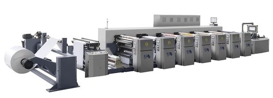 Máquina de impressão flexográfica de 6 cores com capacidade de personalização