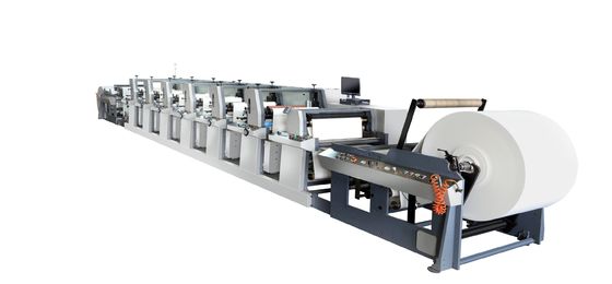 Impressora flexográfica automática de grau automático para impressão de embalagens flexíveis