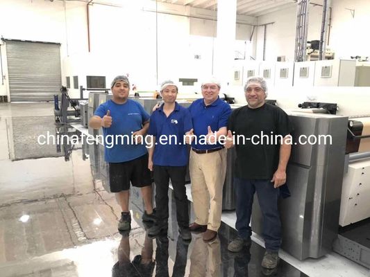Velocidade de impressão de 200 m/min Máquina de impressão Flexo para 8 cores fabricada em máquinas Fengming