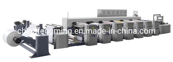 Máquina de impressão flexível de controle de servo para impressão rápida