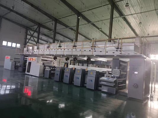 Melhoria da qualidade do produto Pacote médico Revestimento do quadro Flexo Printer Servo Control