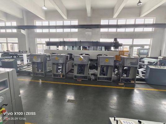 Máquina de impressão flexográfica de tipo unitário com função de memória de posição do registo automático