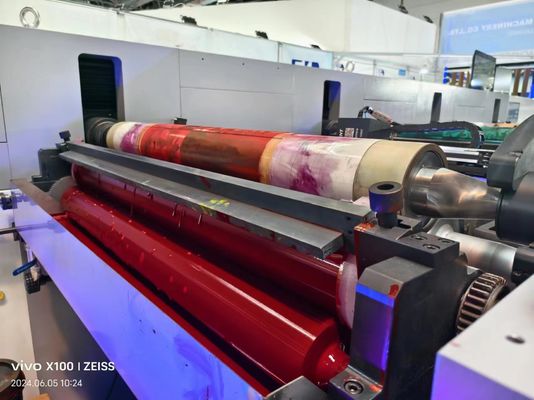 Máquina de impressão flexográfica para pizza corrugada